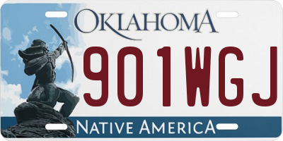 OK license plate 901WGJ