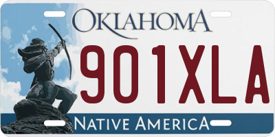 OK license plate 901XLA