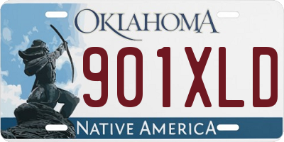 OK license plate 901XLD