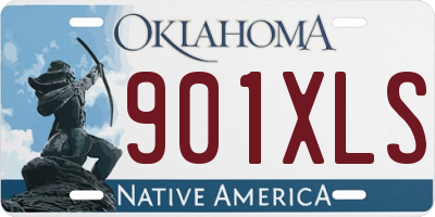 OK license plate 901XLS