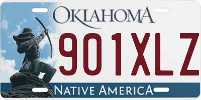 OK license plate 901XLZ