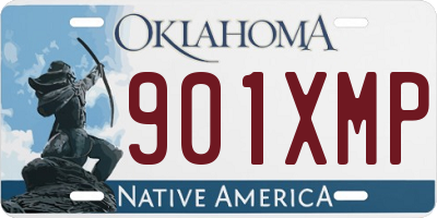 OK license plate 901XMP