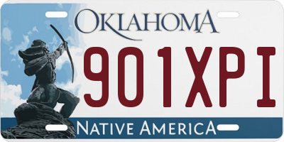 OK license plate 901XPI