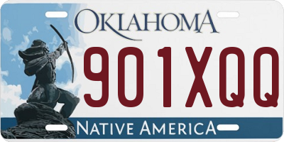 OK license plate 901XQQ