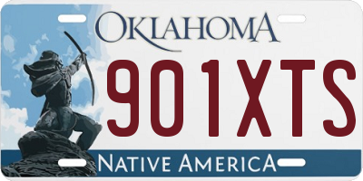 OK license plate 901XTS