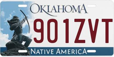 OK license plate 901ZVT