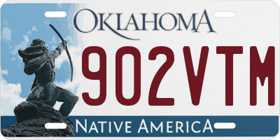 OK license plate 902VTM