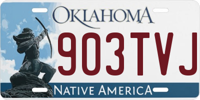 OK license plate 903TVJ