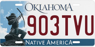 OK license plate 903TVU