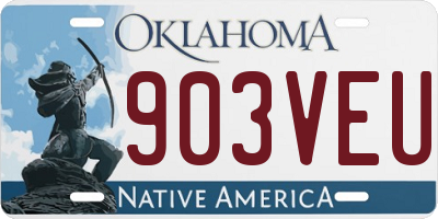 OK license plate 903VEU