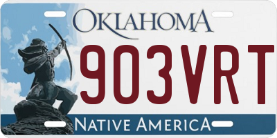 OK license plate 903VRT