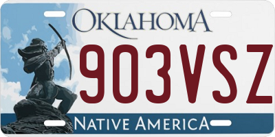 OK license plate 903VSZ