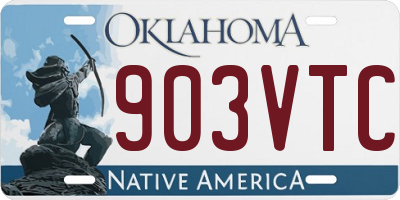 OK license plate 903VTC
