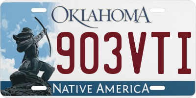 OK license plate 903VTI