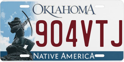 OK license plate 904VTJ