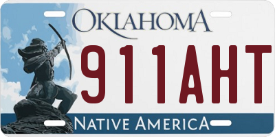 OK license plate 911AHT