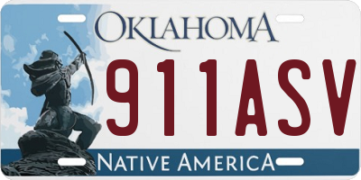 OK license plate 911ASV