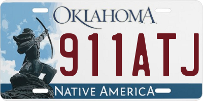 OK license plate 911ATJ