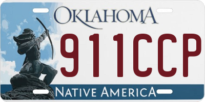 OK license plate 911CCP