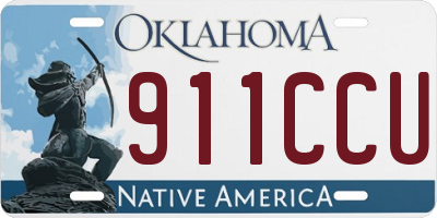 OK license plate 911CCU