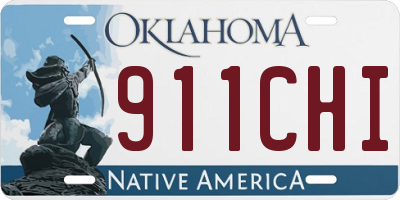 OK license plate 911CHI