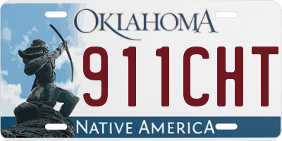 OK license plate 911CHT