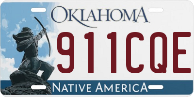 OK license plate 911CQE