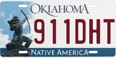 OK license plate 911DHT