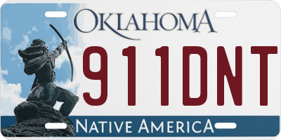 OK license plate 911DNT