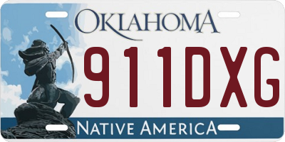 OK license plate 911DXG