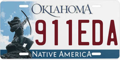 OK license plate 911EDA