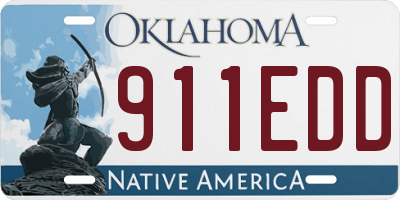OK license plate 911EDD