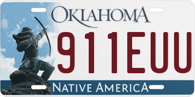 OK license plate 911EUU