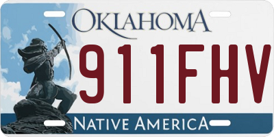OK license plate 911FHV