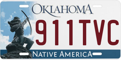 OK license plate 911TVC