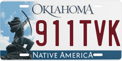OK license plate 911TVK