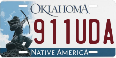 OK license plate 911UDA