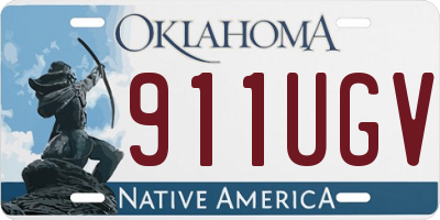 OK license plate 911UGV