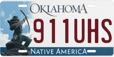 OK license plate 911UHS