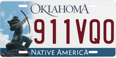 OK license plate 911VQO