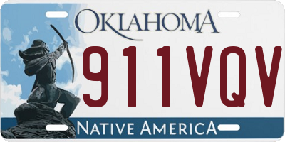 OK license plate 911VQV