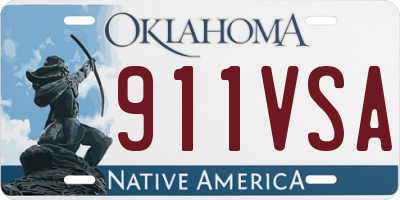 OK license plate 911VSA