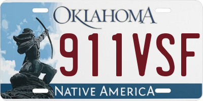 OK license plate 911VSF