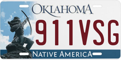 OK license plate 911VSG