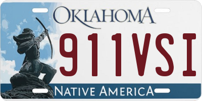 OK license plate 911VSI