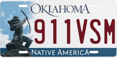 OK license plate 911VSM