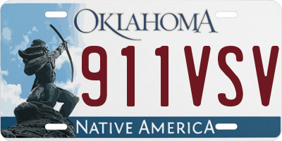 OK license plate 911VSV