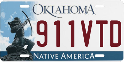 OK license plate 911VTD