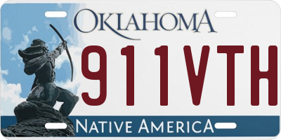 OK license plate 911VTH