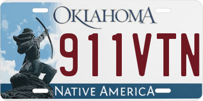 OK license plate 911VTN